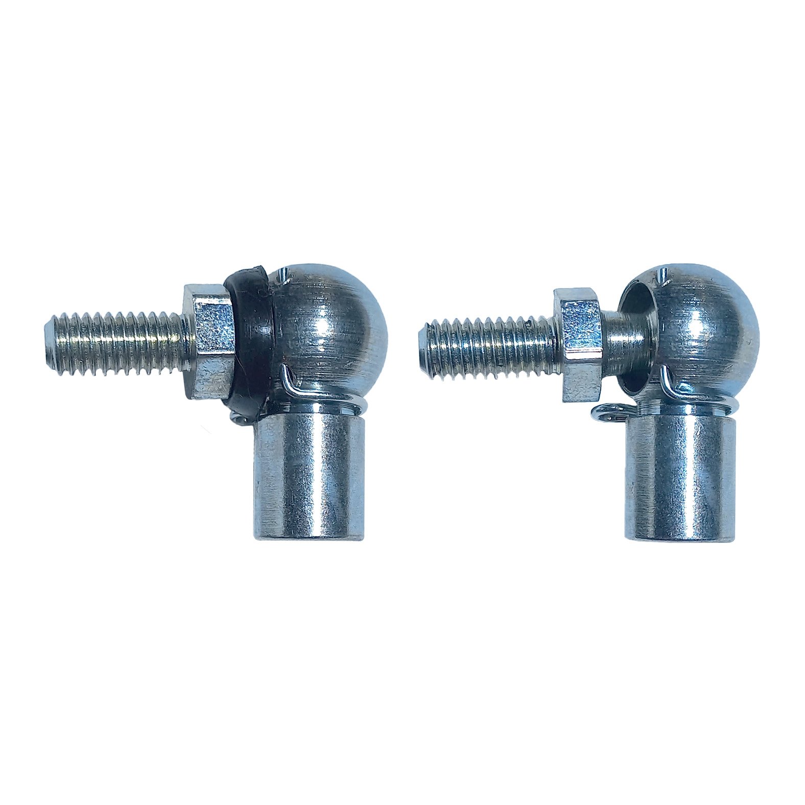 BJ087 Industrial Zinc Plated Steel Stud Ball Joint End Fitting for Gas Strut Mounting Angle Joint Elbow Connector for Tube Rod