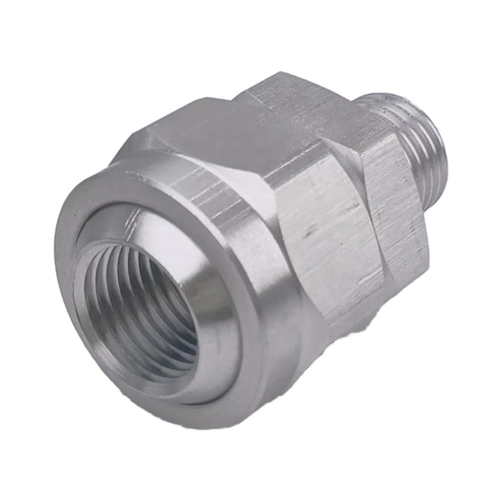 Stainless Steel 304 Universal Ball Adjustment Fitting Nozzle Spraying System With Duckbill Wind Jet Nozzle