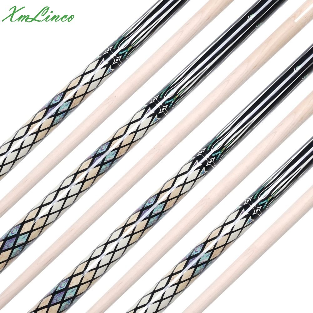 Xmlinco Hot Sale Carom Pool Cue High Grade Sticker 12mmTip Size VP2 Pin 142cm Hard Maple Shaft 142cm