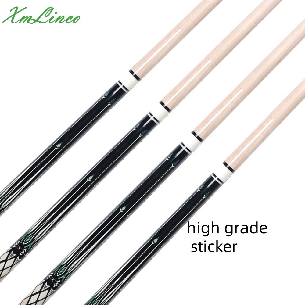Xmlinco Hot Sale Carom Pool Cue High Grade Sticker 12mmTip Size VP2 Pin 142cm Hard Maple Shaft 142cm