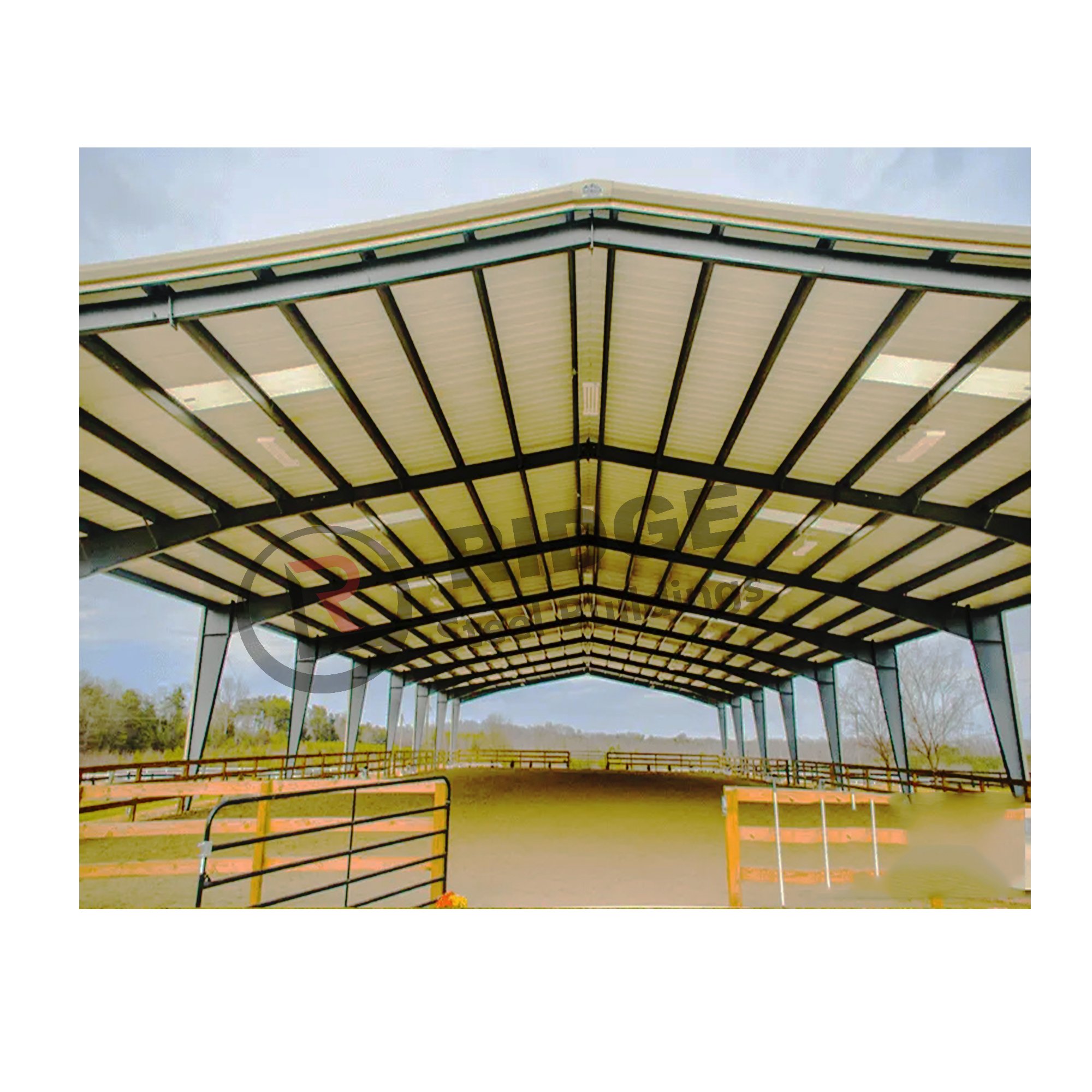 Prefab Steel Goat Farming House Dairy/donkey/sheep/cow/cattle Barns Shed Livestock Tent Shelter