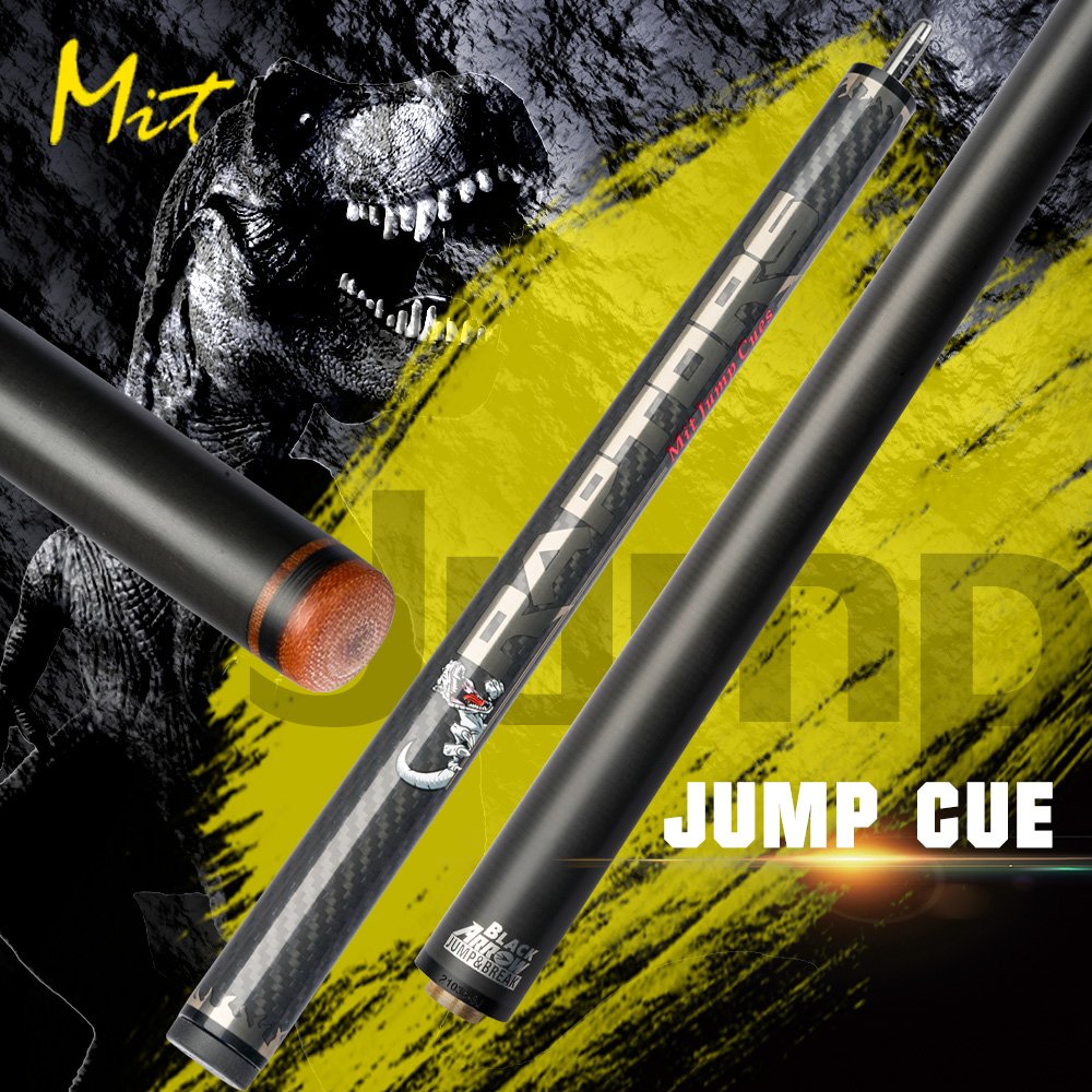 MIT Jump Cue Carbon Fiber Cue with PREDATOR Tip 13mm Bakelite Billiards Cue