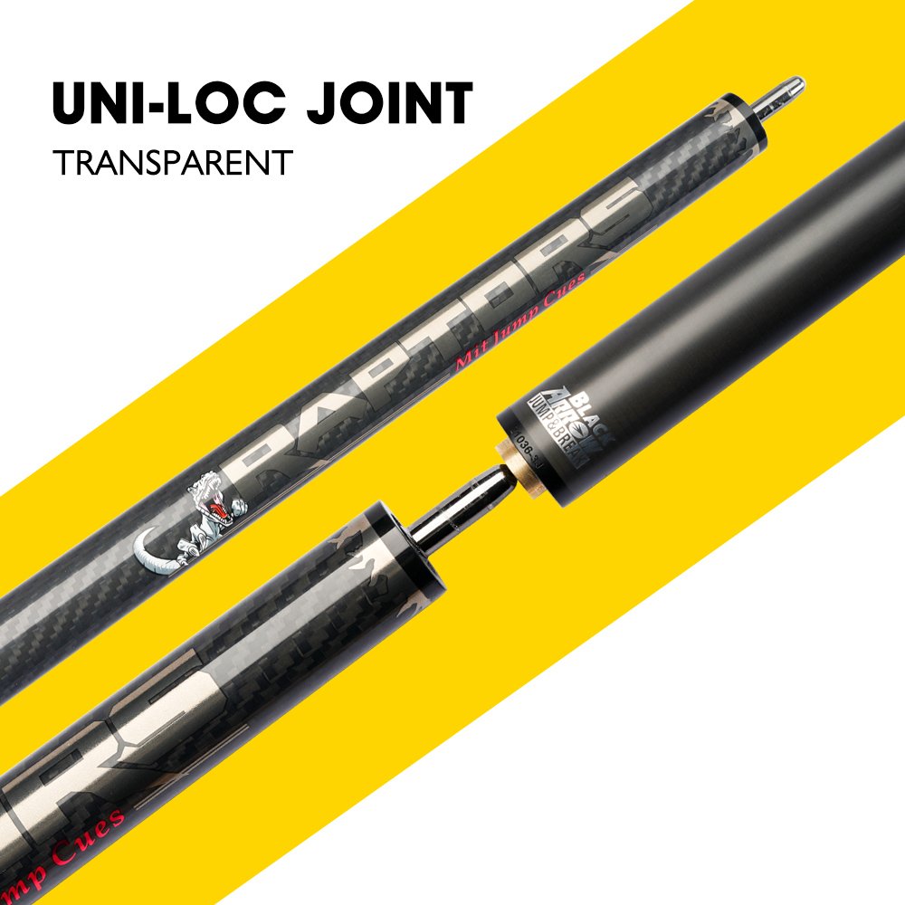 MIT Jump Cue Carbon Fiber Cue with PREDATOR Tip 13mm Bakelite Billiards Cue