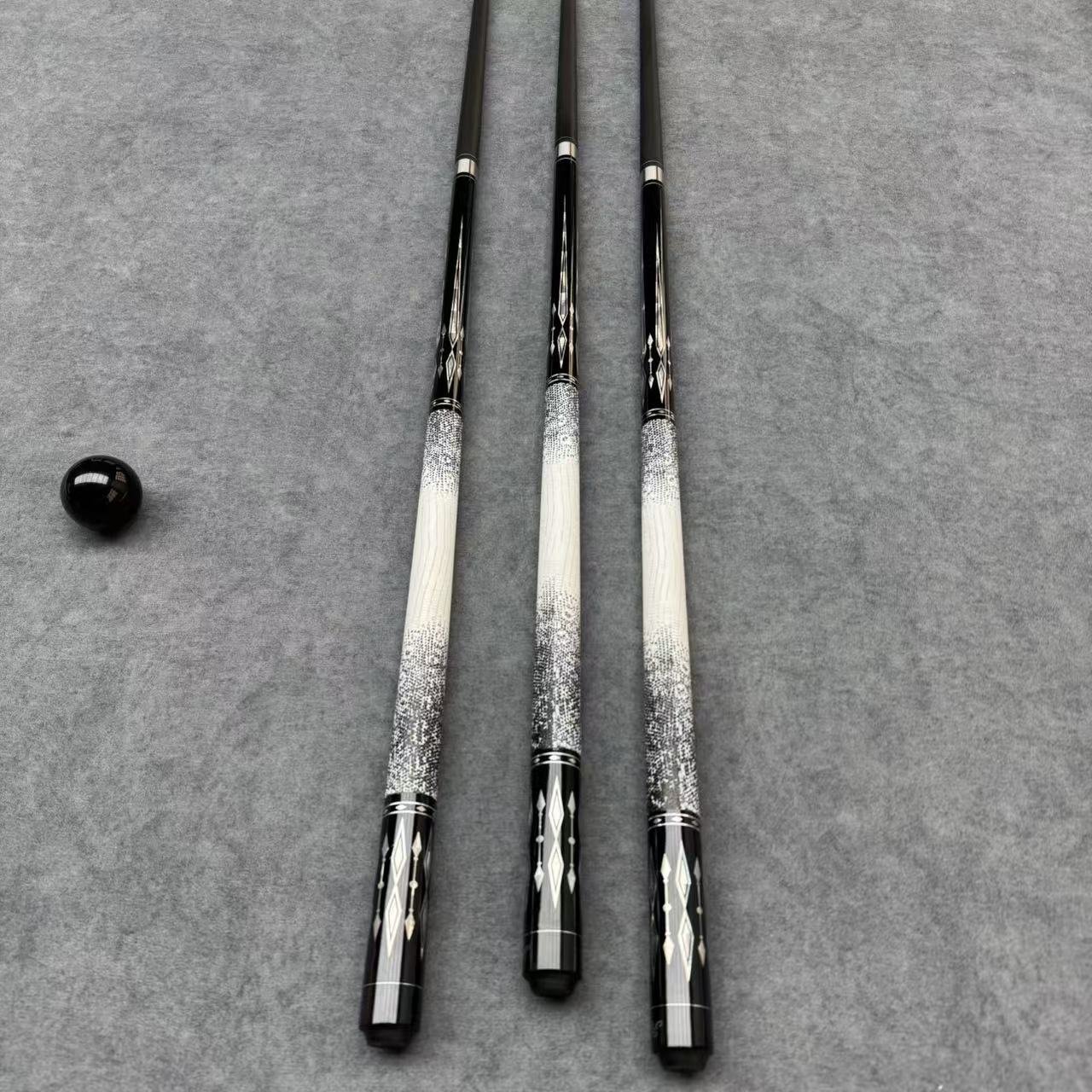 Chinese Manufacturer Growsport Maple 13MM Snooker Billiard Cues With Non Slip Leather Grip