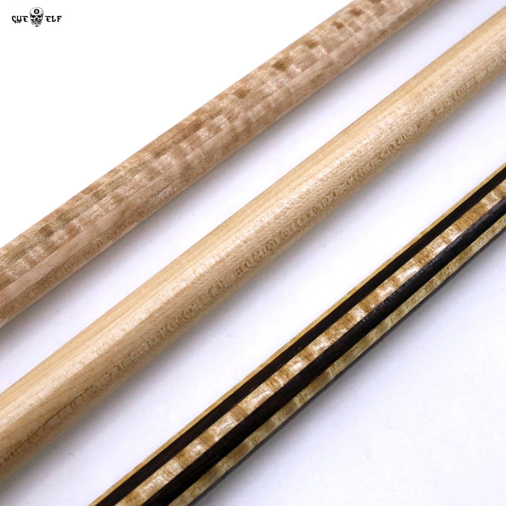 Cueelf Hotsale 12pcs Laminated Maple Shaft for Carom Cue Pool Cue