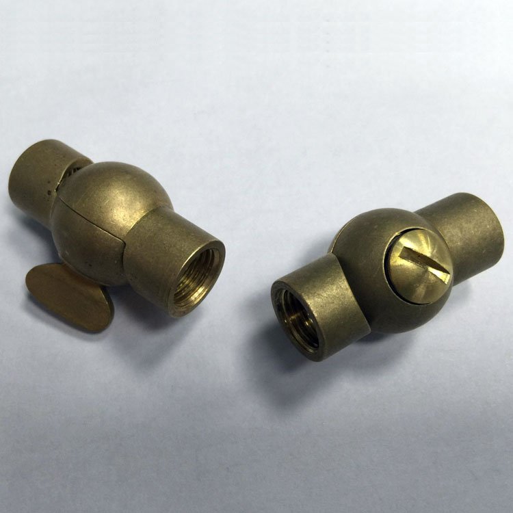Brass 10mm Ball Joint for Lights Universal Joint for Lamp
