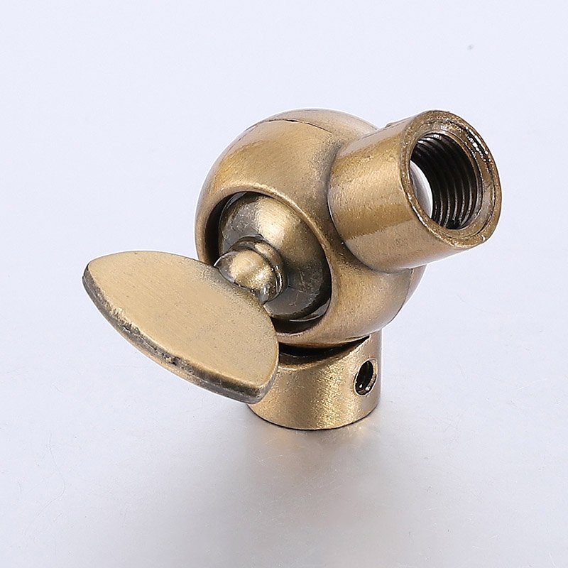 Factory Direct Sale Good Swivel Lamp Joint Brass Ball Rotary Joint M10