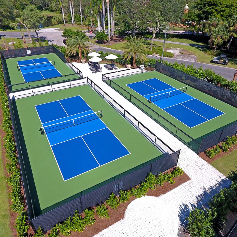 High Quality Non Slip Movable Professional Backyard Floor Sports Court Backyard Cancha De Pickleball Court Flooring