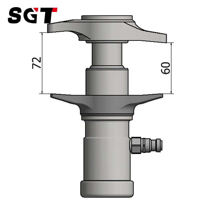 4.5T Pneumatic Hydraulic Ball Joint Separator Extractor Heavy Duty Hydraulic Tool Ball Joint Press U Joint Removal Tool