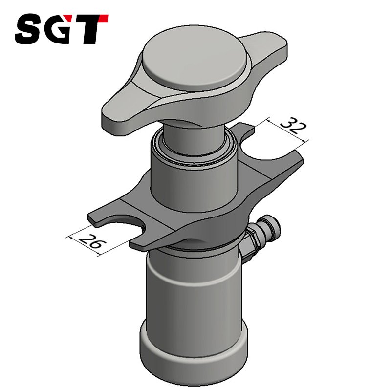 4.5T Pneumatic Hydraulic Ball Joint Separator Extractor Heavy Duty Hydraulic Tool Ball Joint Press U Joint Removal Tool