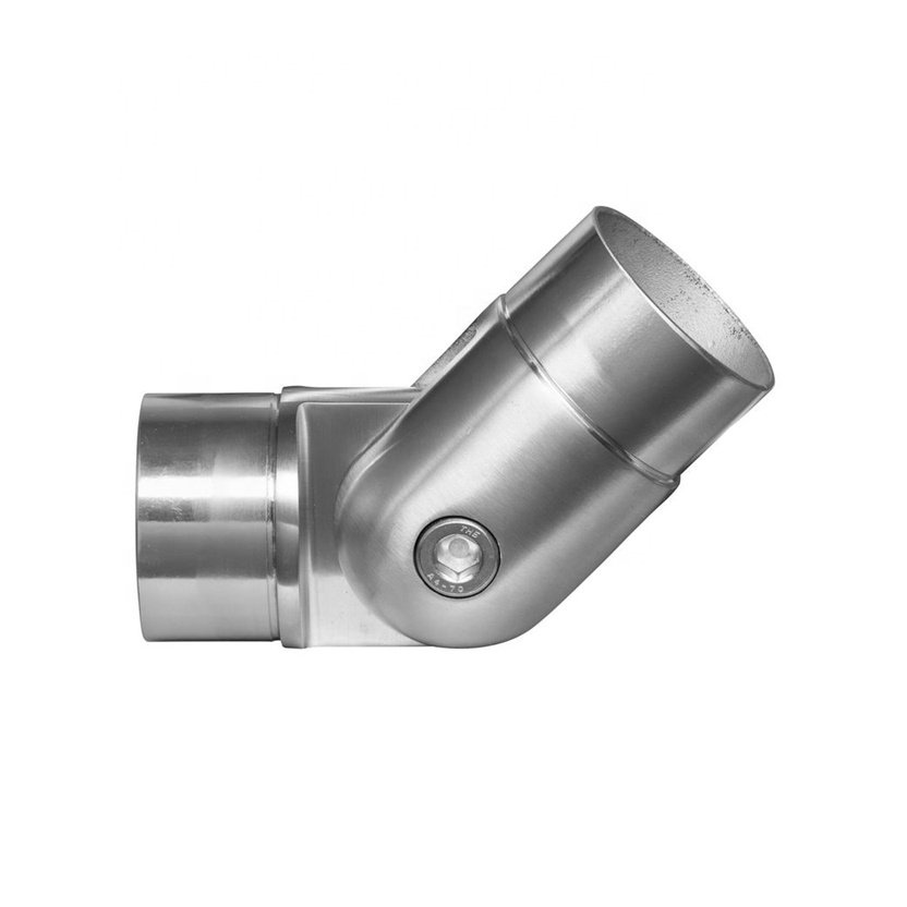 Adjustable Angle Handrail Railing Connector/Corner Elbow Staircase Balustrades Elbow SS 304 Railing Connector Elbow