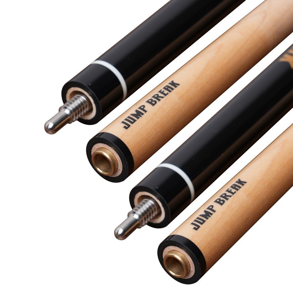 Xmlinco Jump Break Cue High Quality Carbon Fiber Shaft 12.5mm Tip Size 3 Pieces High Grade Sticker Cue 58 Inches
