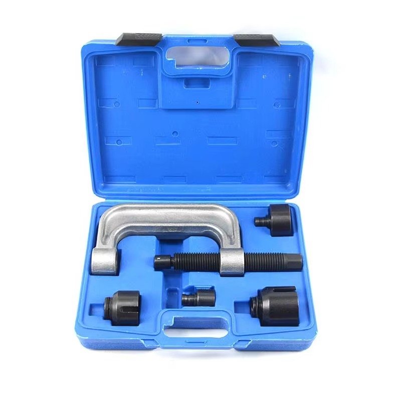 WZAUTO High Quality 10pcs Set of C-shaped Ball Head Puller 4 in 1 Auto Tools Ball Joint Remover Puller Bushing Tool Kit