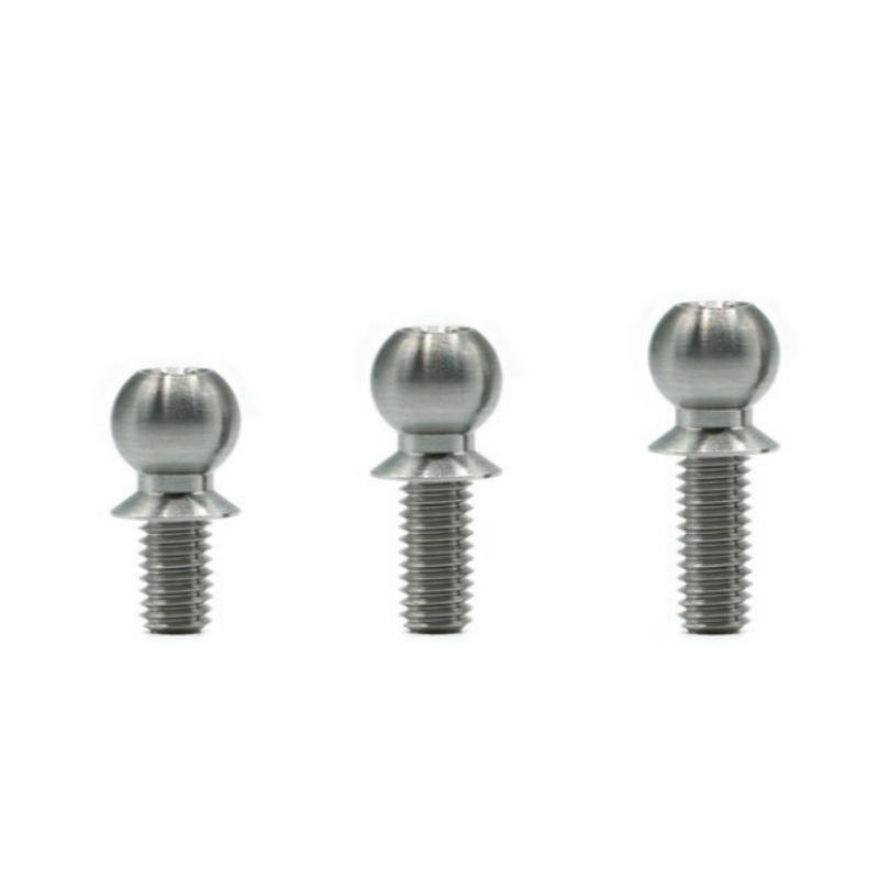 Custom Made Gr5 4.2 4.8 4.9 5.5 mm Colorful Rc Car Truck Racing Titanium Alloy Ball Stud Pin Joints Ends Fasteners Screw