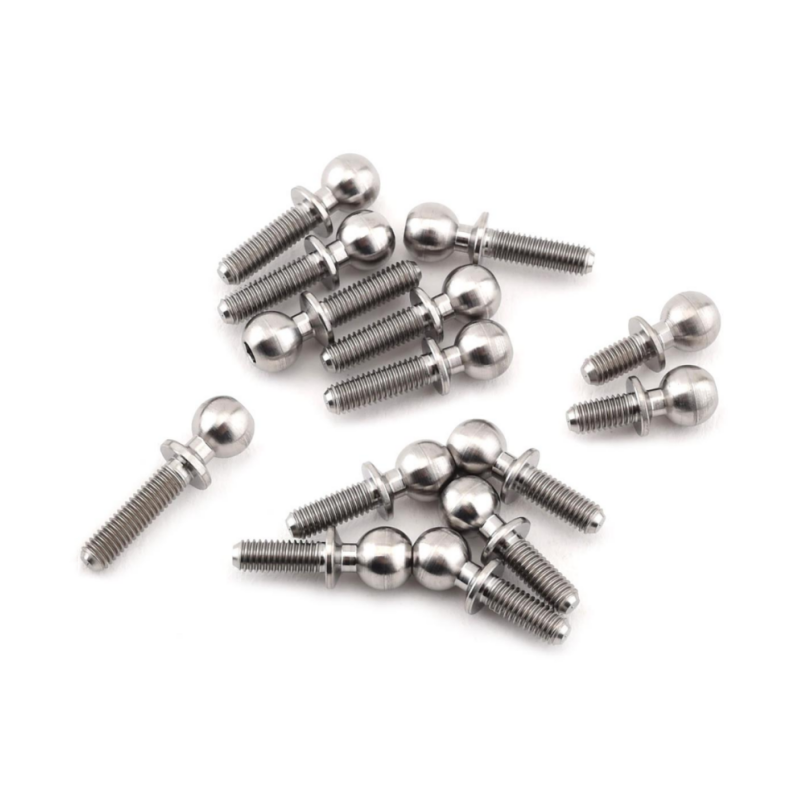 Custom Made Gr5 4.2 4.8 4.9 5.5 mm Colorful Rc Car Truck Racing Titanium Alloy Ball Stud Pin Joints Ends Fasteners Screw