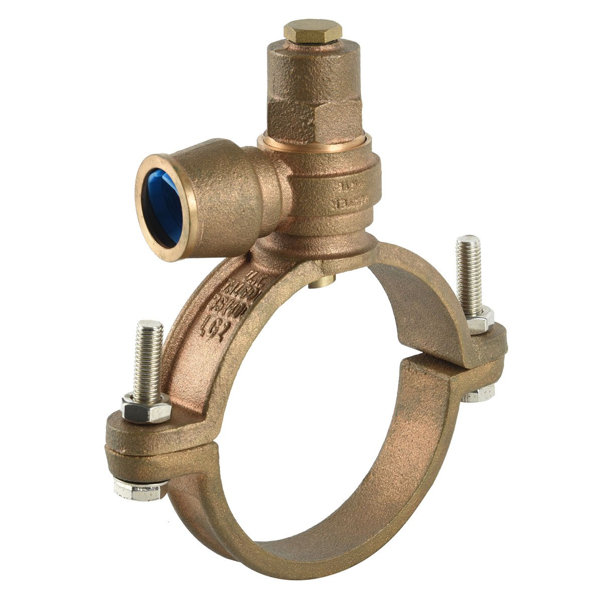BMAG 3/4 Inch NPT Thread Self-Tapping Ferrule Strap Hydraulic Ball Structure Water General Pack Joint Outlet Valves for American