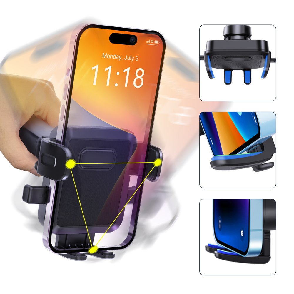 Private Model Car Phone Holder Dashboard Windscreen Sturdy Stable Strong Suction Cup Phone Mount 360 Degrees Rotation Car Mount