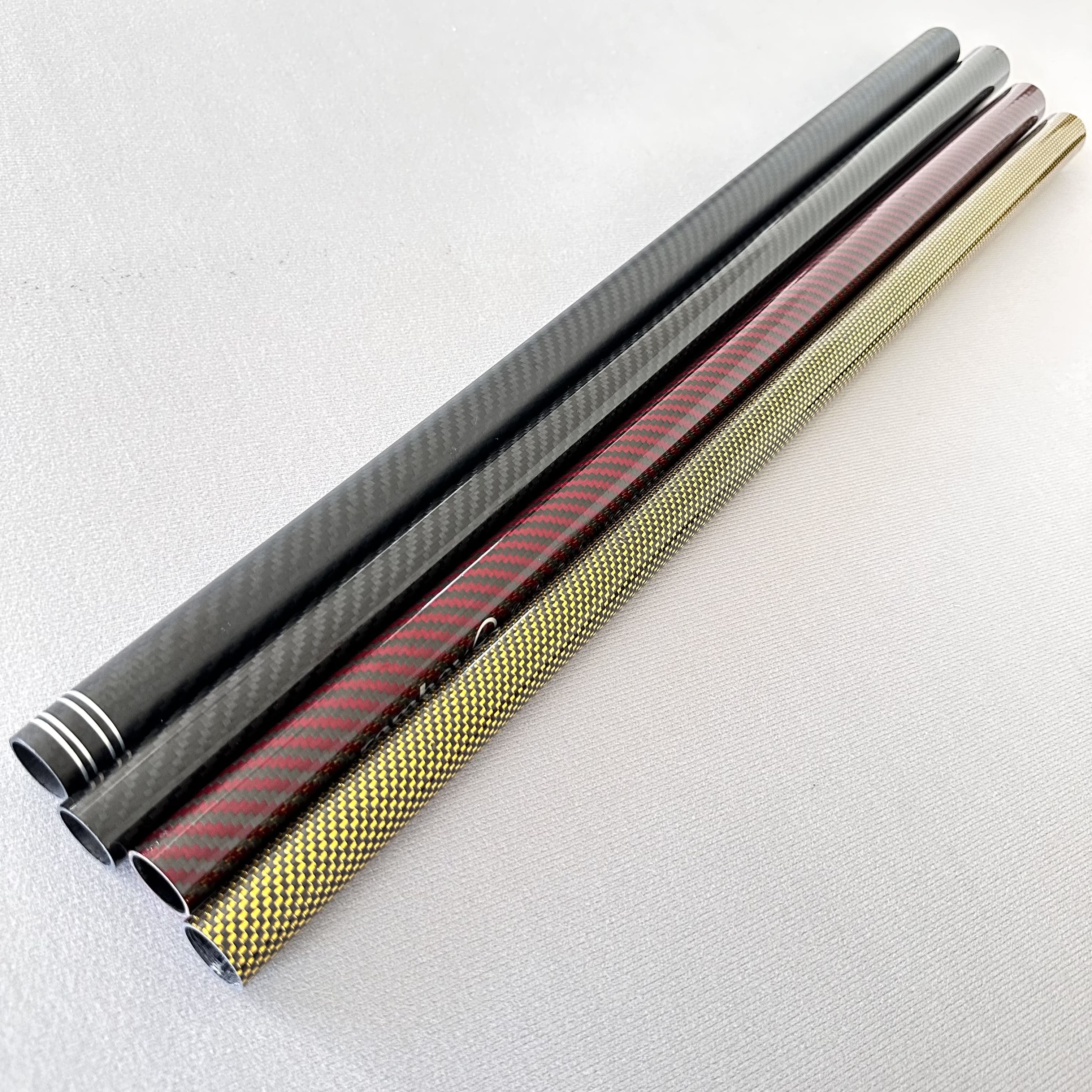 2023 Carbon Fiber Pool Cue Lightweight Carbon Fiber Shaft Real Carbon Shaft Cue With Foam