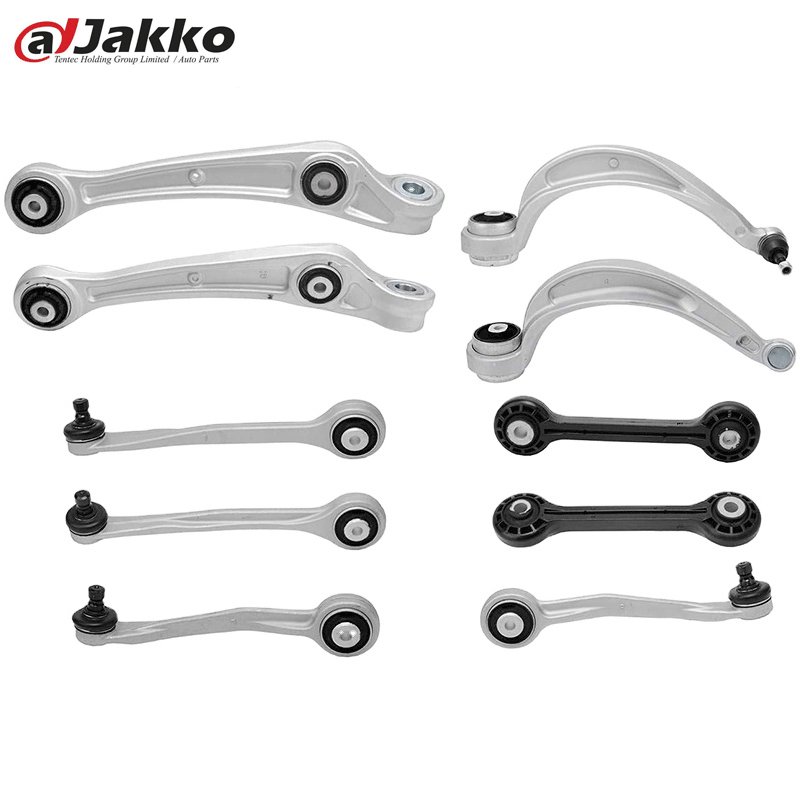 OE 8K0407505 Wholesaler 12 Piece Full Set Stabilizer Bar Ball Joint Control Arm for Audi A4 A5 A6 A7 Q5 A6L