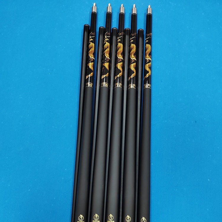 Professional Fiberglass Dragon Shaped Standard American Style 13mm Pool Cue Stick Club 1/2 Carbon Fiber Billiard Pool Cue