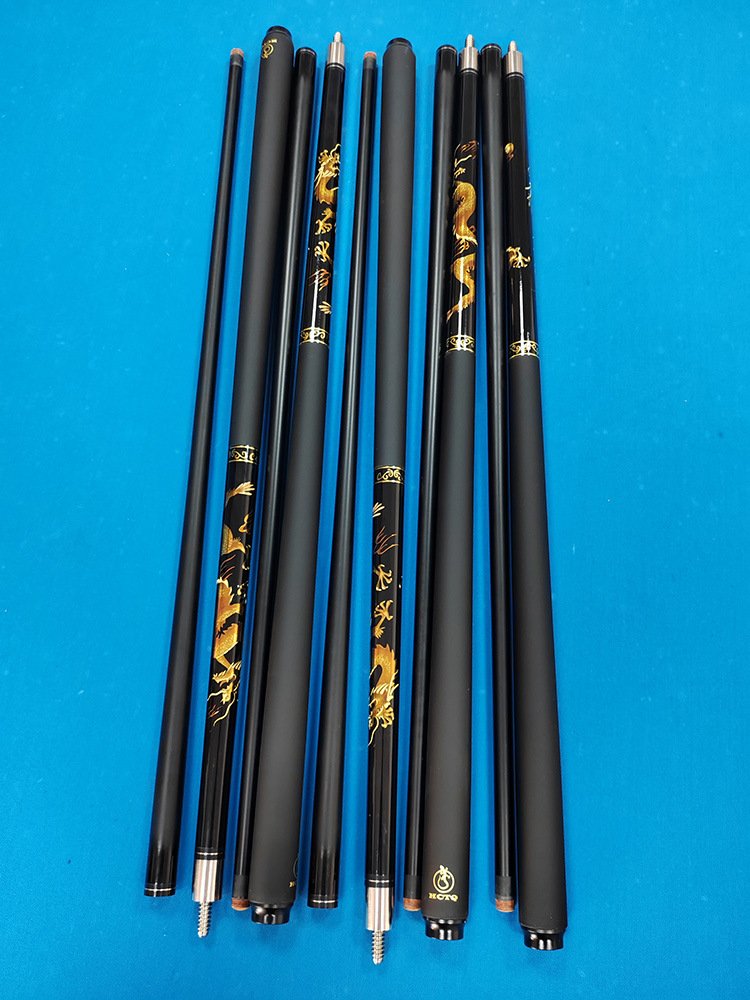 Professional Fiberglass Dragon Shaped Standard American Style 13mm Pool Cue Stick Club 1/2 Carbon Fiber Billiard Pool Cue