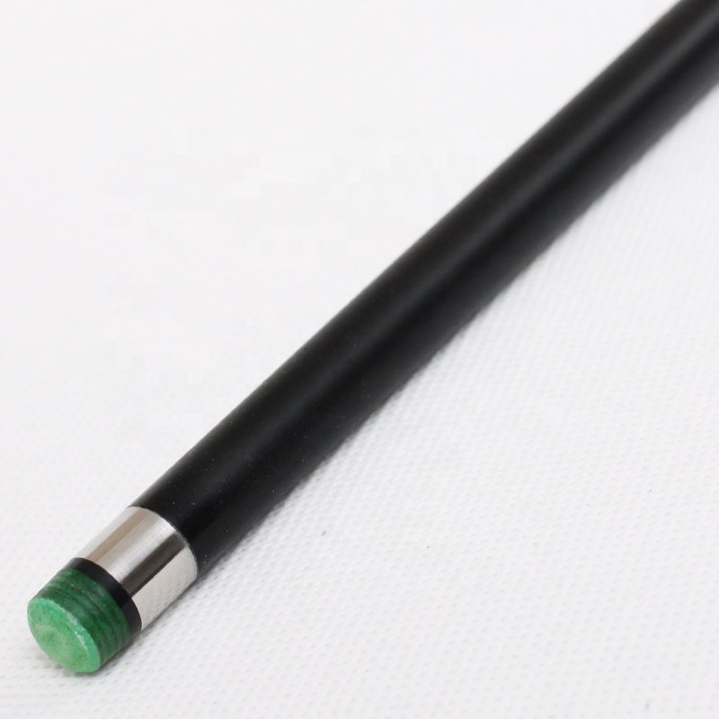 TQG-JX-036 Carbon Butt Sleeve 10mm Snooker Cue Steel 13mm Top Carom Cue Bestselling 57-Inch Black Ash Fiberglass Billiards Rod