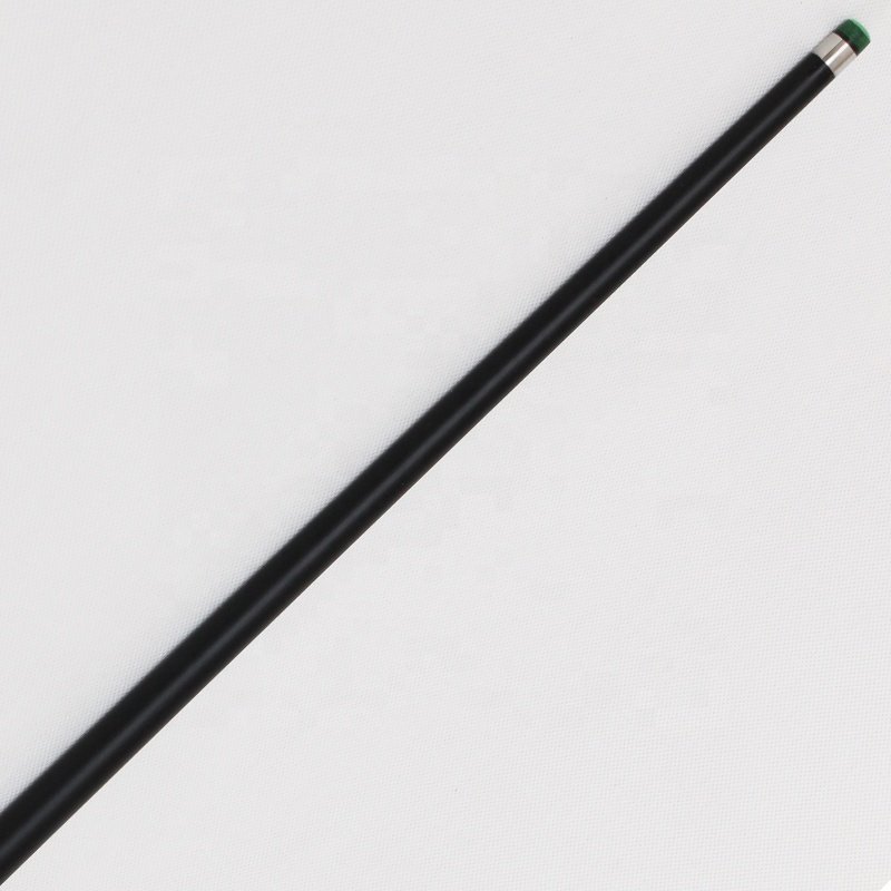 TQG-JX-036 Carbon Butt Sleeve 10mm Snooker Cue Steel 13mm Top Carom Cue Bestselling 57-Inch Black Ash Fiberglass Billiards Rod