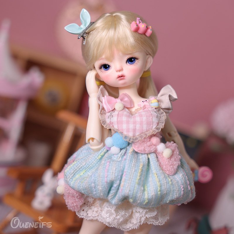 CiCi BJD Doll 1/6 Tiny Body Cute Macaron Style Doll Resin Art Toys Surprise Gift for Children Gift ShugaFairy