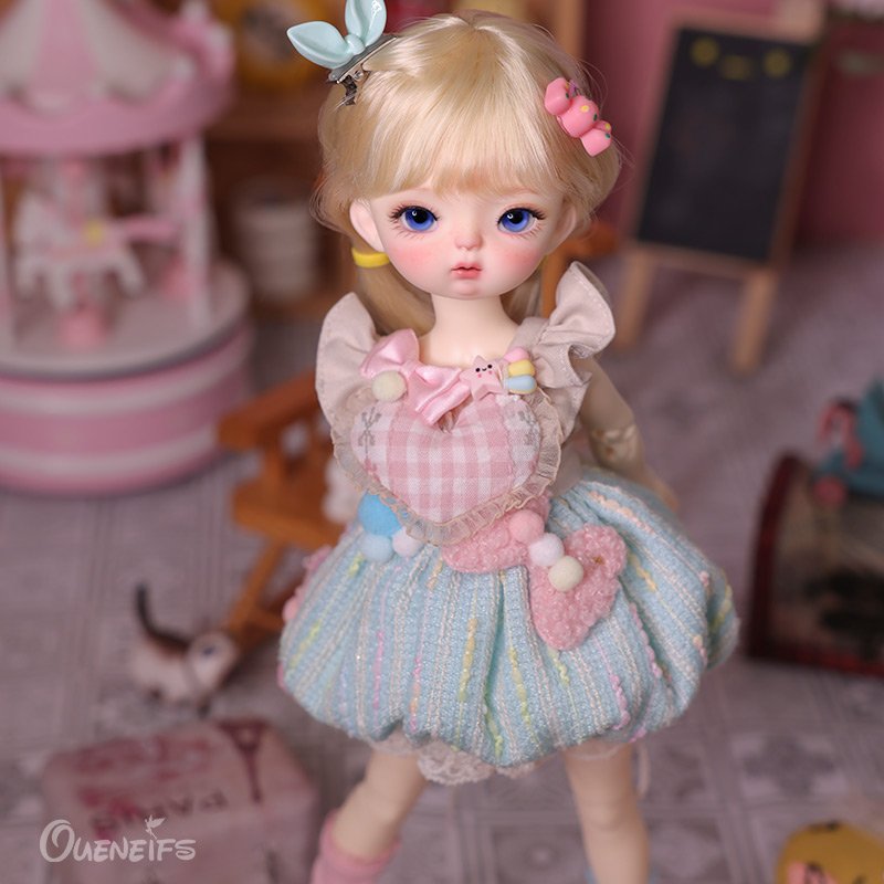 CiCi BJD Doll 1/6 Tiny Body Cute Macaron Style Doll Resin Art Toys Surprise Gift for Children Gift ShugaFairy