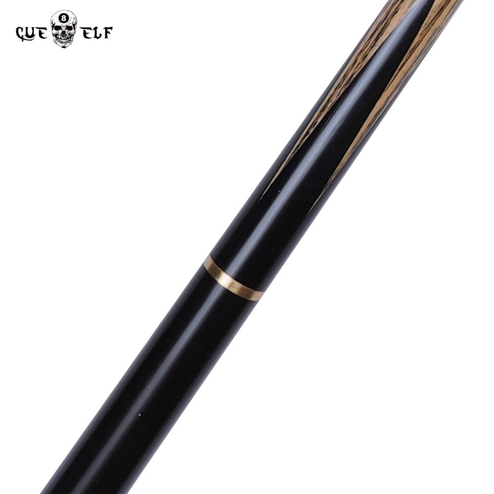CUEELF Standards 8.5mm Snooker Billiard Pool Cues Handmade Hard Ash 3/4 Jointed Cue with Custom Sticker Made from Maple Wood