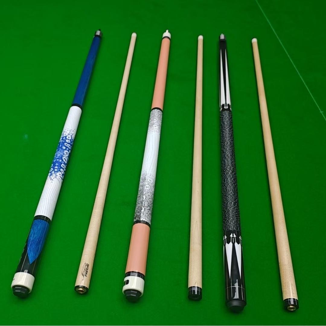 2025 New Design High Quality Cue Sticks Billiards Maple Shaft 12.5 mm Pool Cue Stick