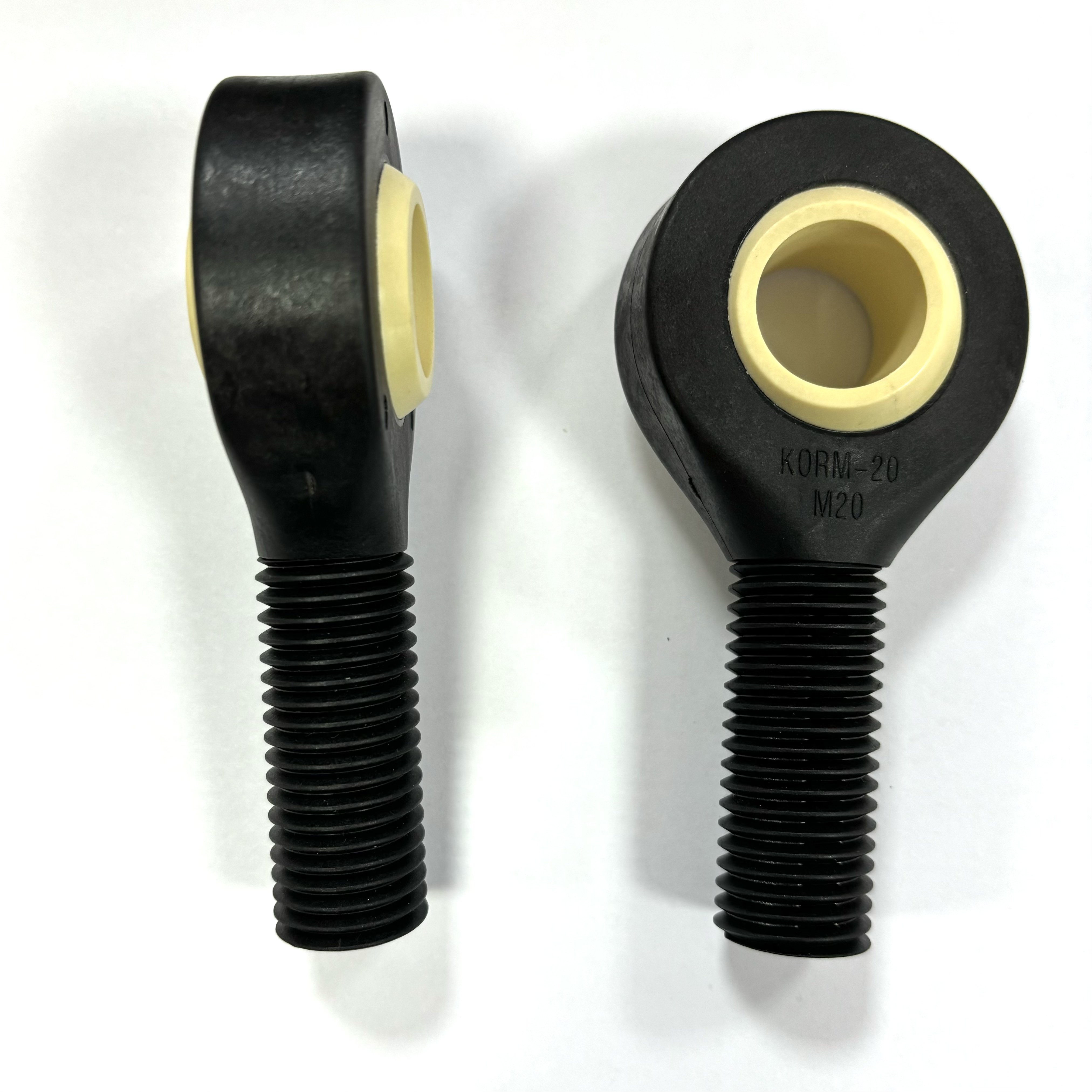 Plastic Rod End Joint Bearings Self-lubricating Rod End Bearing M20 Right Hand Male Thread Joint Bearing
