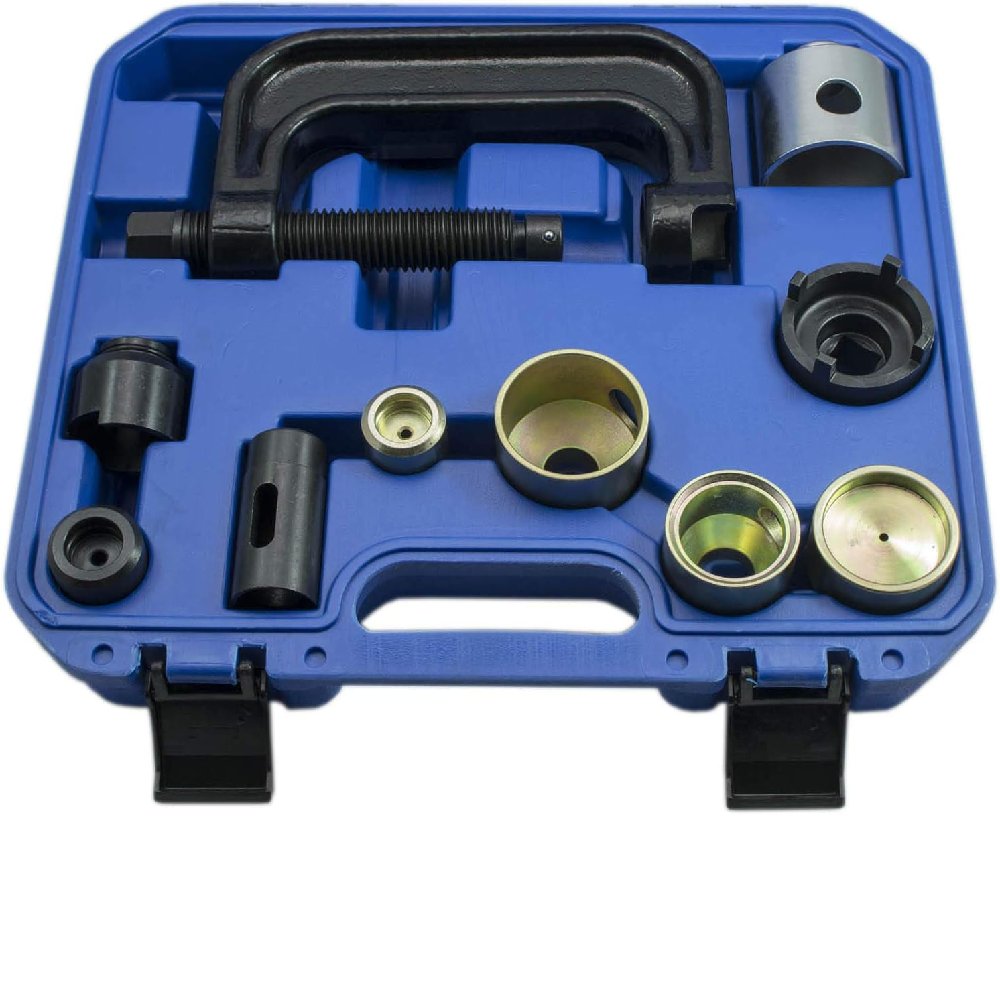 10 Piece Master Ball Joint Press Remover Installer Tool Kit for Mercedes ML350 S500 E320 E500