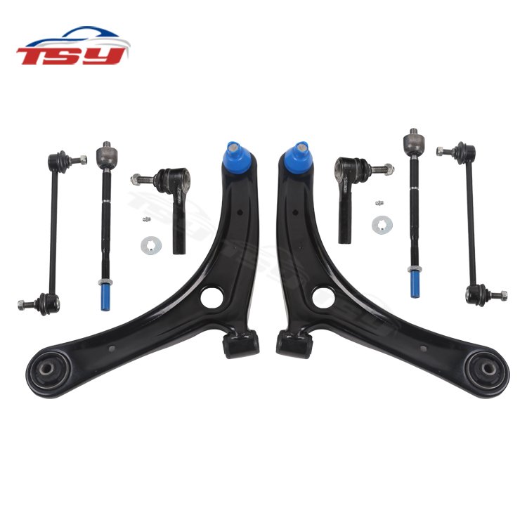 TSY Chassis Spare Sets 8 PCS TSYSK015Suspension Kit Auto Tie Rod End Control Arm Kit for Jeep Compass Patriot
