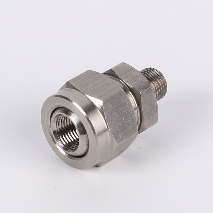 BYCO 1/4 Stainless Steel Adjustable Universal Swivel Ball Joint for Surface Cleaning