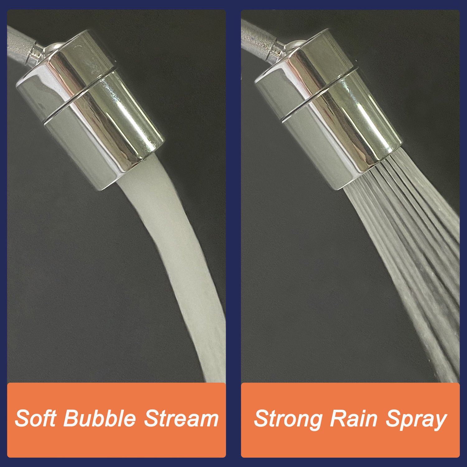 720 Degree Rotatable Dual Modes Anti -Splash Water Filter Tap Faucet Extension Spray Brass Basin Faucet Head