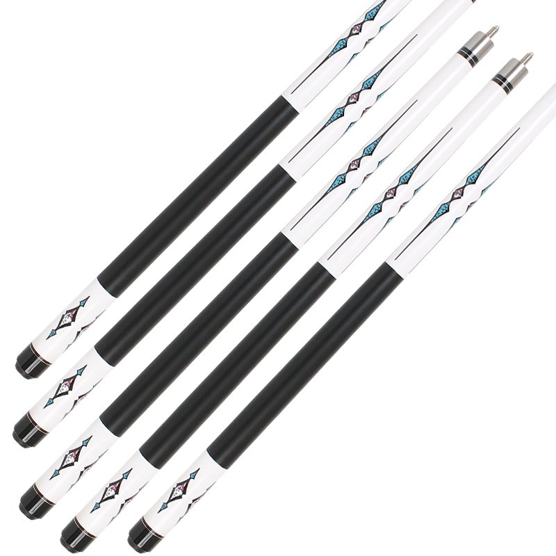 TQG-SX-071 Billiards Hot Selling 1/2 Jointed Maple Wood 57-Inch Pool Cue Stick 13mm Tip Carbon Fiber Butt Sleeve for Snooker