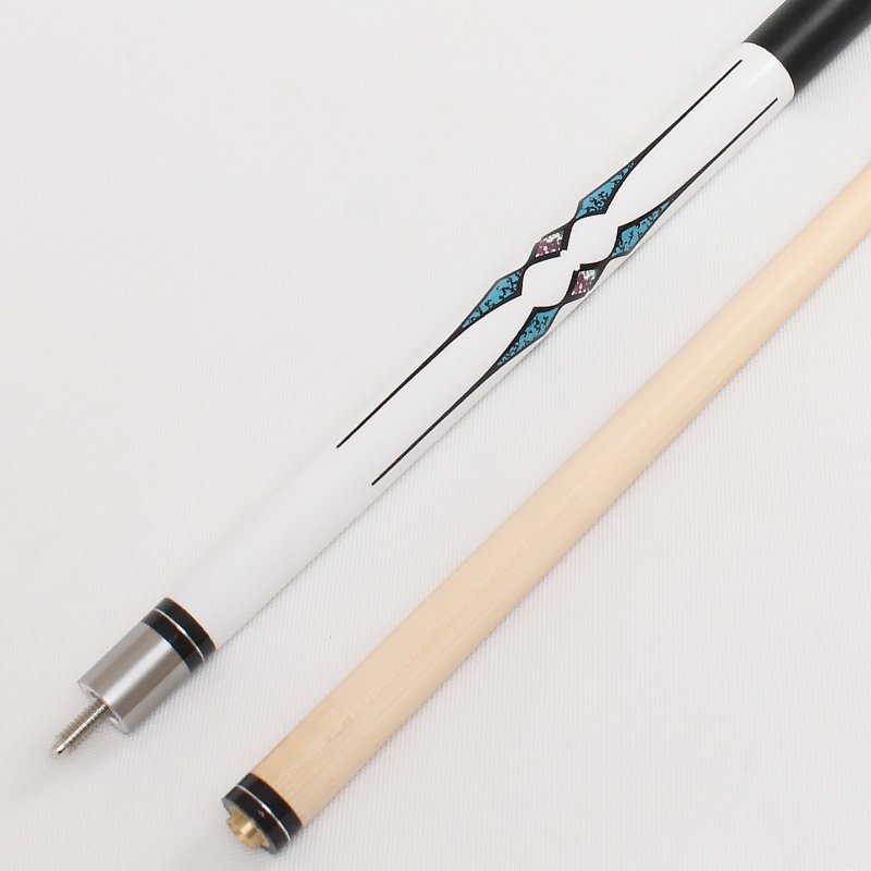 TQG-SX-071 Billiards Hot Selling 1/2 Jointed Maple Wood 57-Inch Pool Cue Stick 13mm Tip Carbon Fiber Butt Sleeve for Snooker