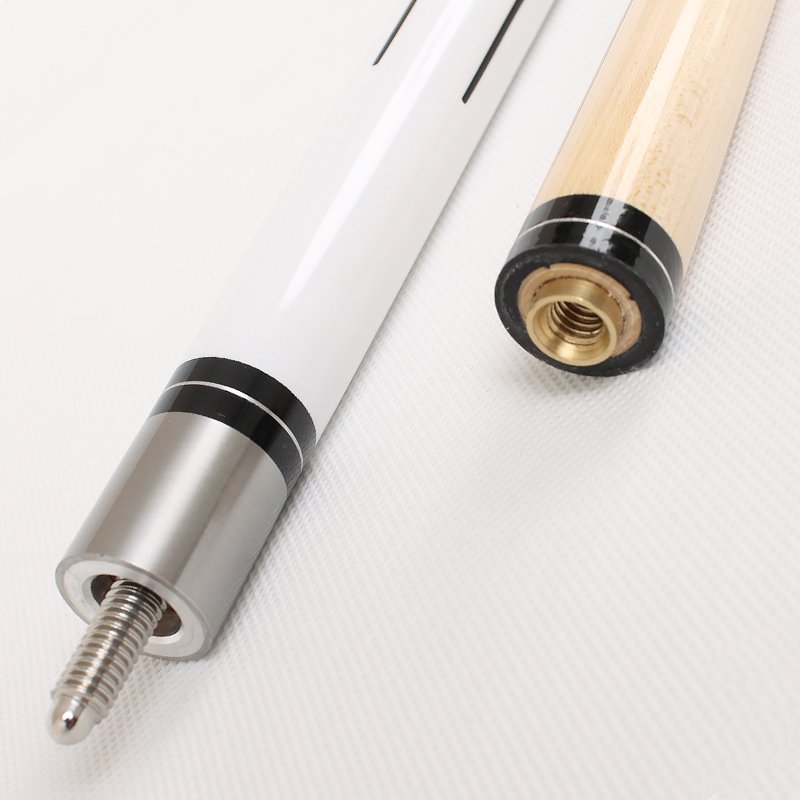 TQG-SX-071 Billiards Hot Selling 1/2 Jointed Maple Wood 57-Inch Pool Cue Stick 13mm Tip Carbon Fiber Butt Sleeve for Snooker