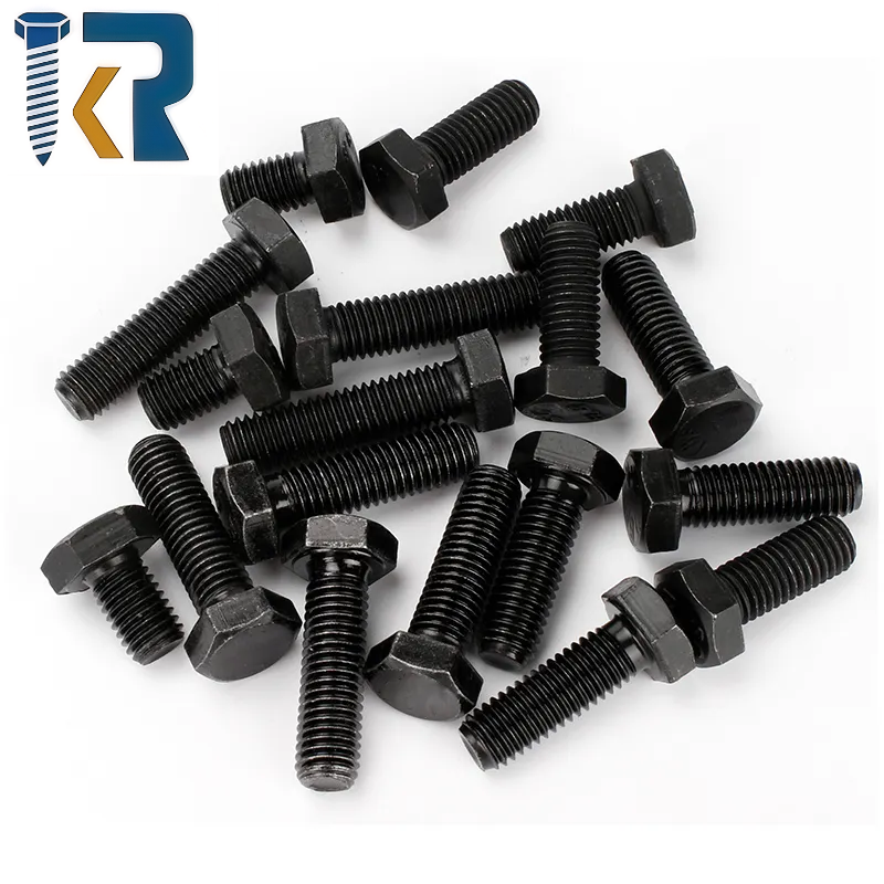 High Quality Fasteners Stainless Carbon Steel Screw Bolt for Industry Customized Black Oxide Hex Head Bolts