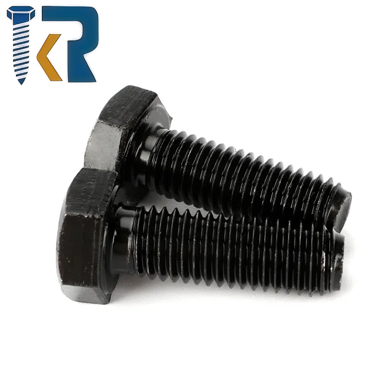 High Quality Fasteners Stainless Carbon Steel Screw Bolt for Industry Customized Black Oxide Hex Head Bolts