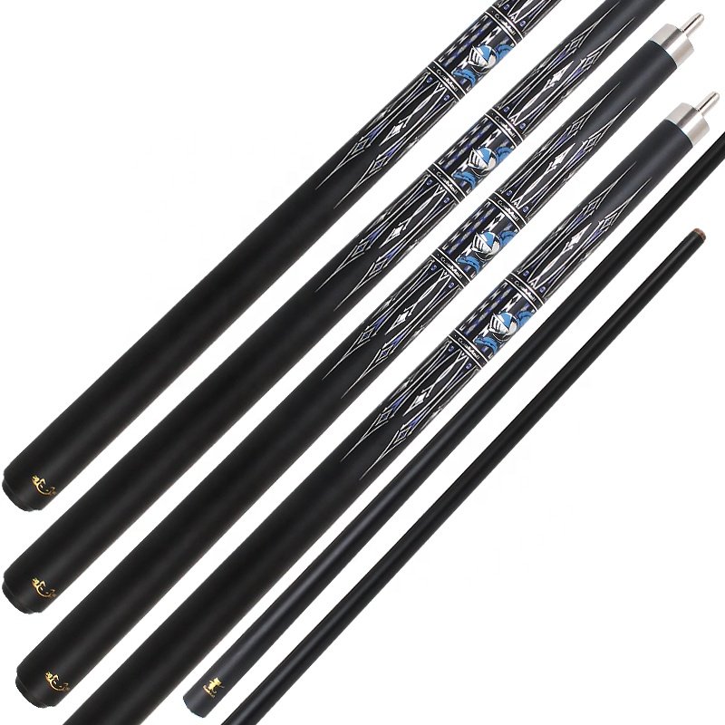 TQG-CM-092 Cue Mall High Quality Carbon Fiber Cue 1/2 Joint Leather Snooker Stick Grip Hot Sale Billiard Accessories for Pool