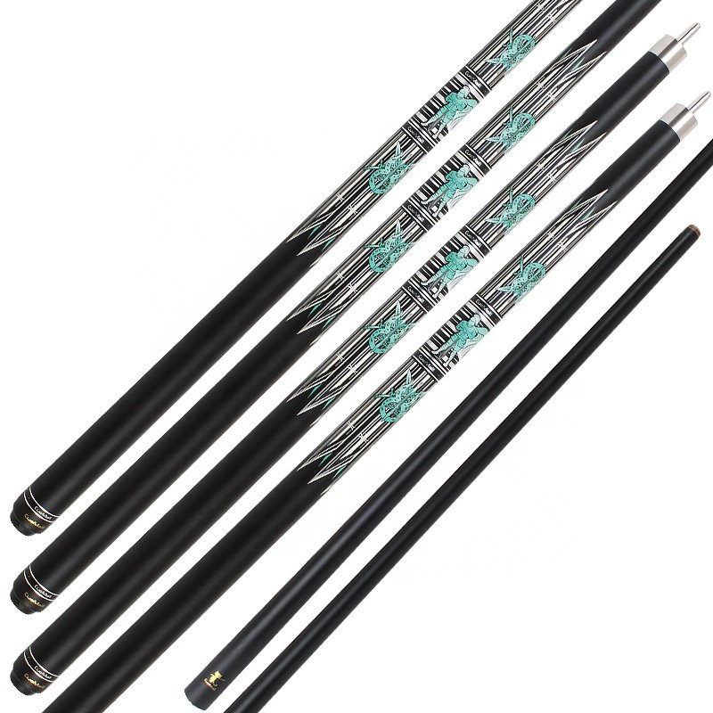 TQG-CM-092 Cue Mall High Quality Carbon Fiber Cue 1/2 Joint Leather Snooker Stick Grip Hot Sale Billiard Accessories for Pool