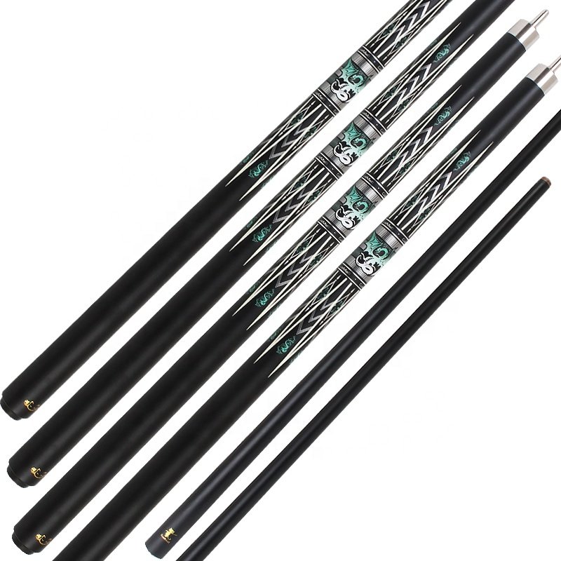 TQG-CM-092 Cue Mall High Quality Carbon Fiber Cue 1/2 Joint Leather Snooker Stick Grip Hot Sale Billiard Accessories for Pool