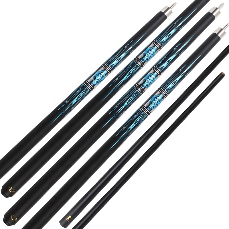 TQG-CM-092 Cue Mall High Quality Carbon Fiber Cue 1/2 Joint Leather Snooker Stick Grip Hot Sale Billiard Accessories for Pool
