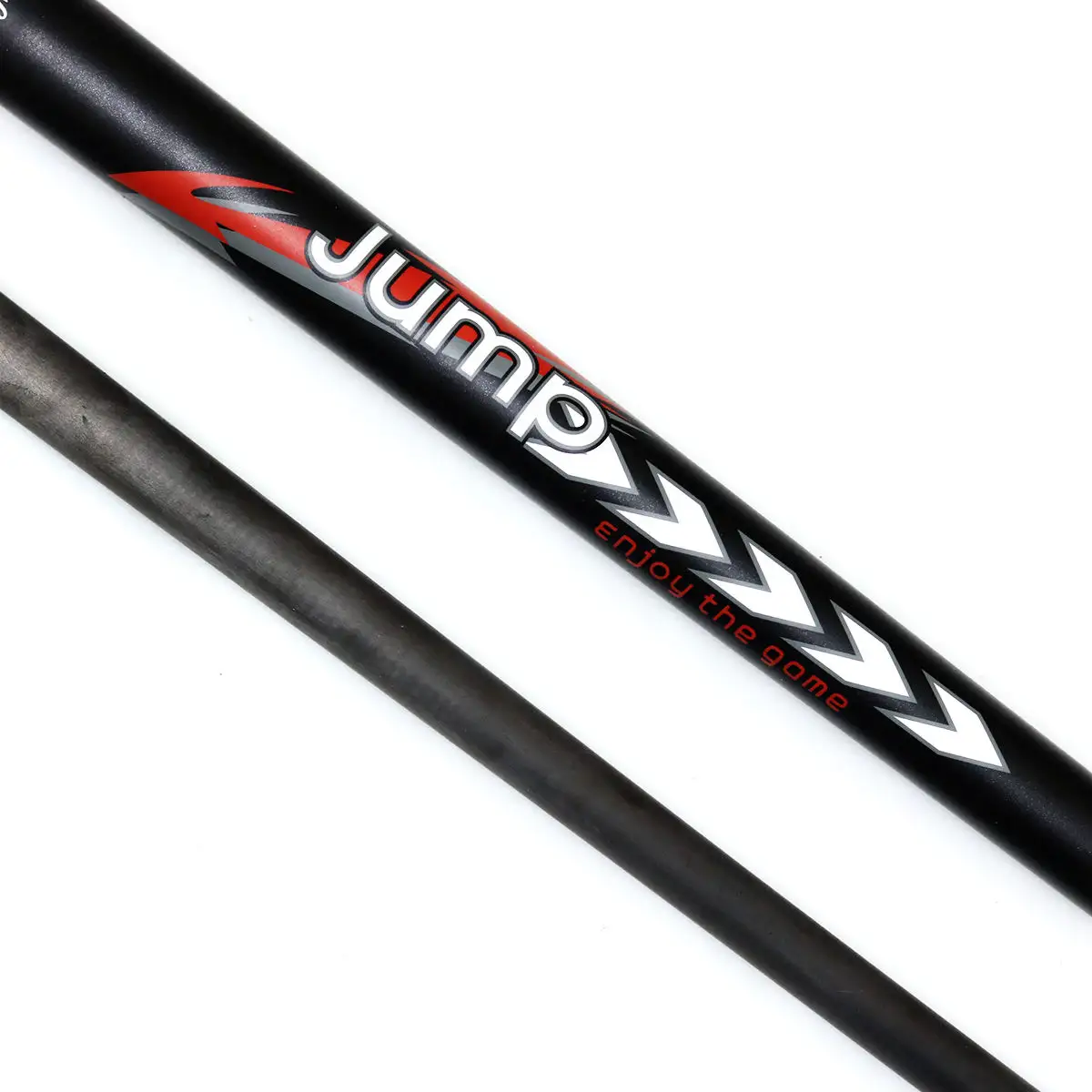 Premium Quality Black/White 2-pc Carbon Forelimb,42 Inch Length,stainless Steel Fast Joint,Billiard Pool Jump Cue Stick for Sale