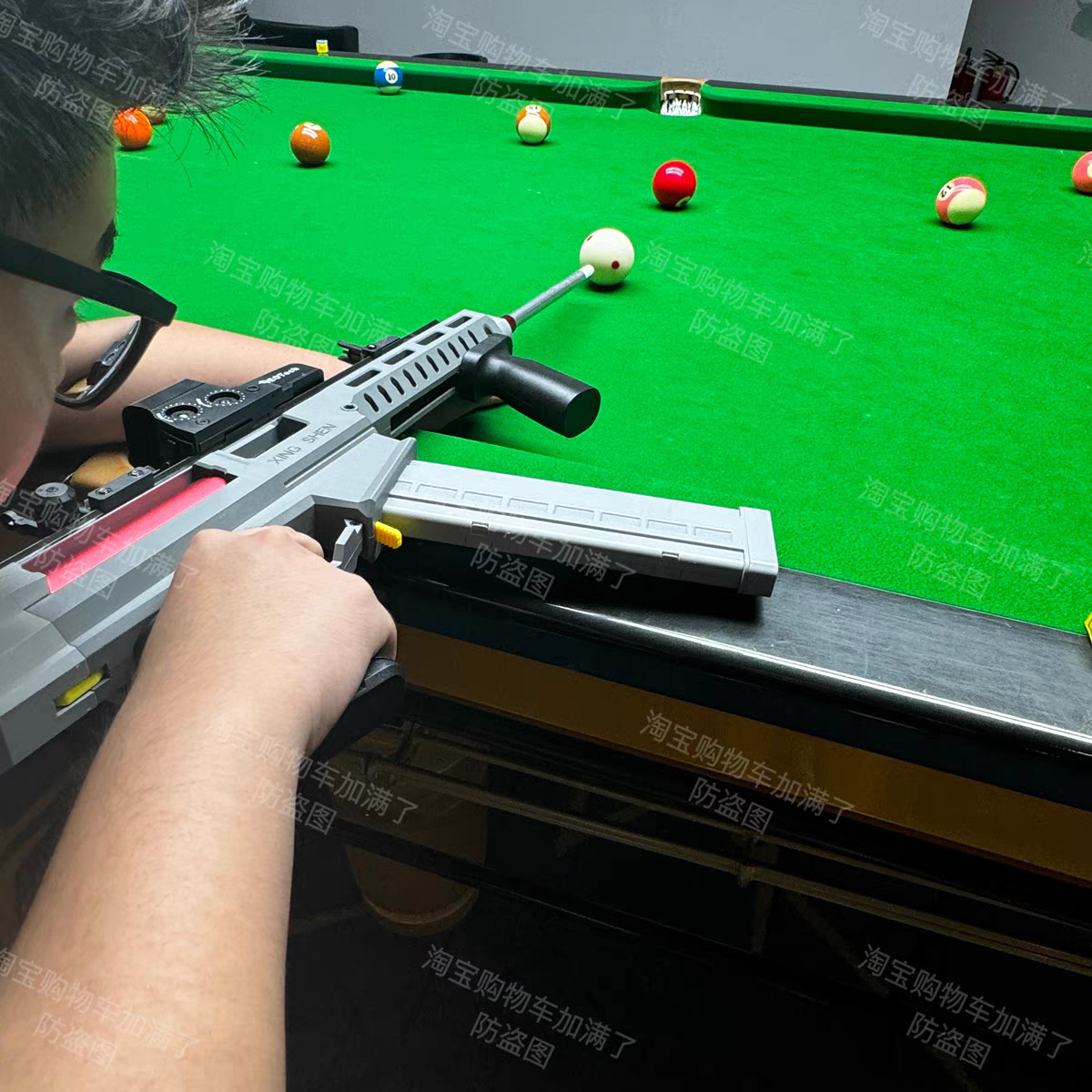 Ronsen New Release Product 2025 Hot Sale Billiards Game Shotgun Cue Stick for 9 Ball American Pool Table Game