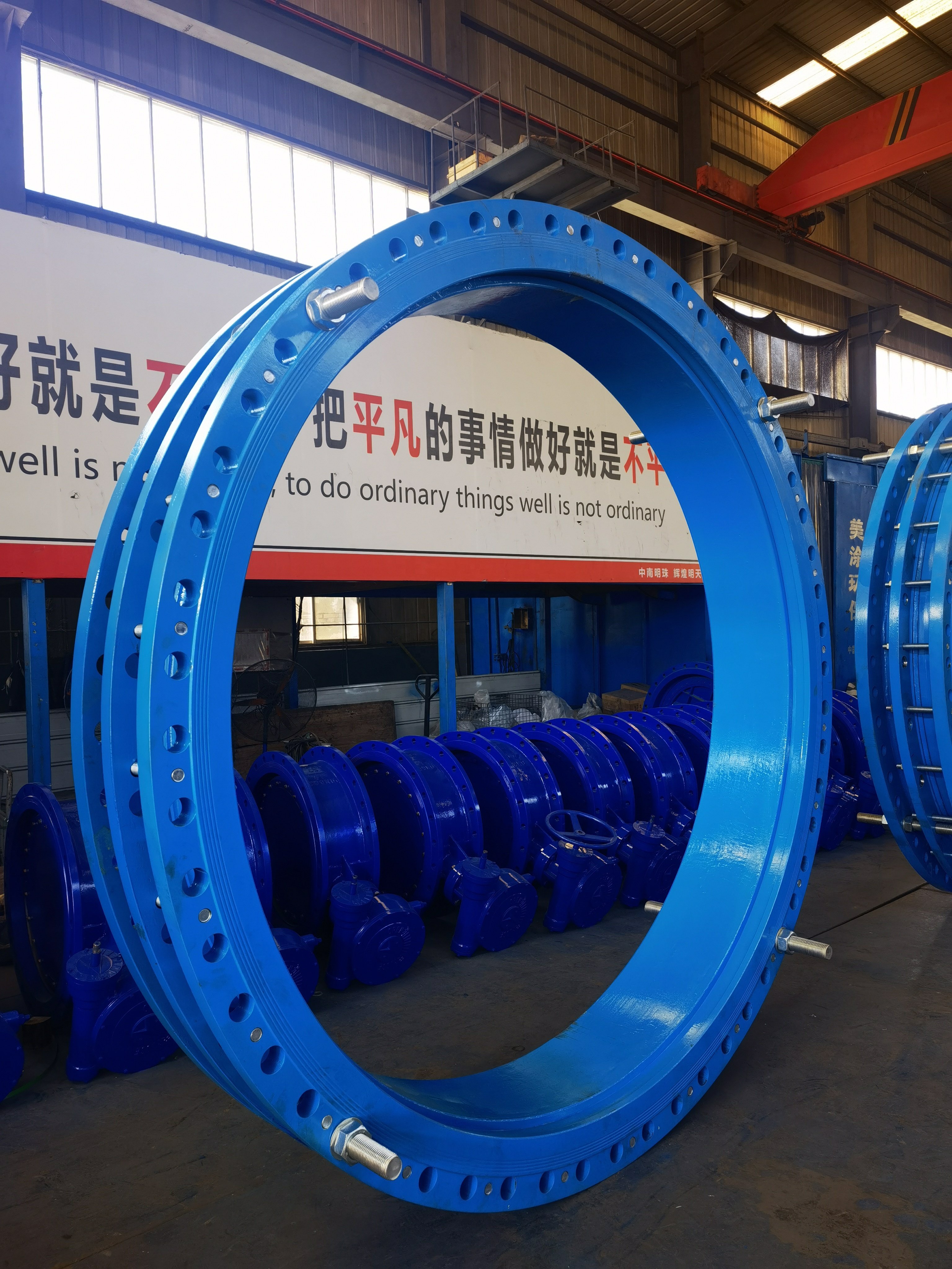C2F Large Diameter Cast Iron Ball Joint Double Flanged Force Transmission Joint