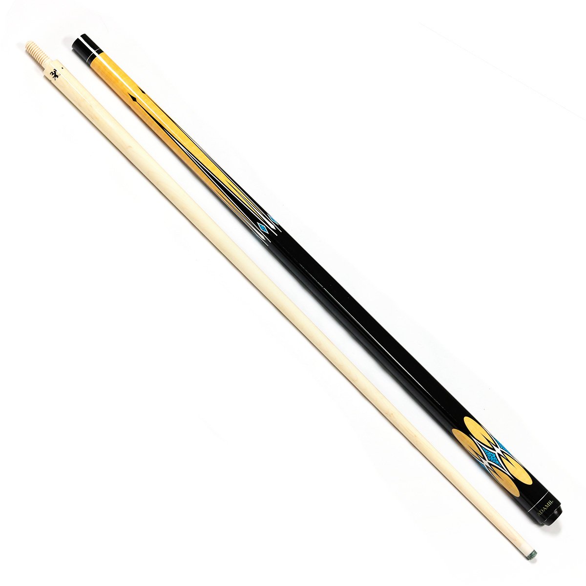 Hot Sell 1/2 Wood Jointed Canadian Maple Wood 13mm Tip 57" Billiard Carom Cue Stick for Sale