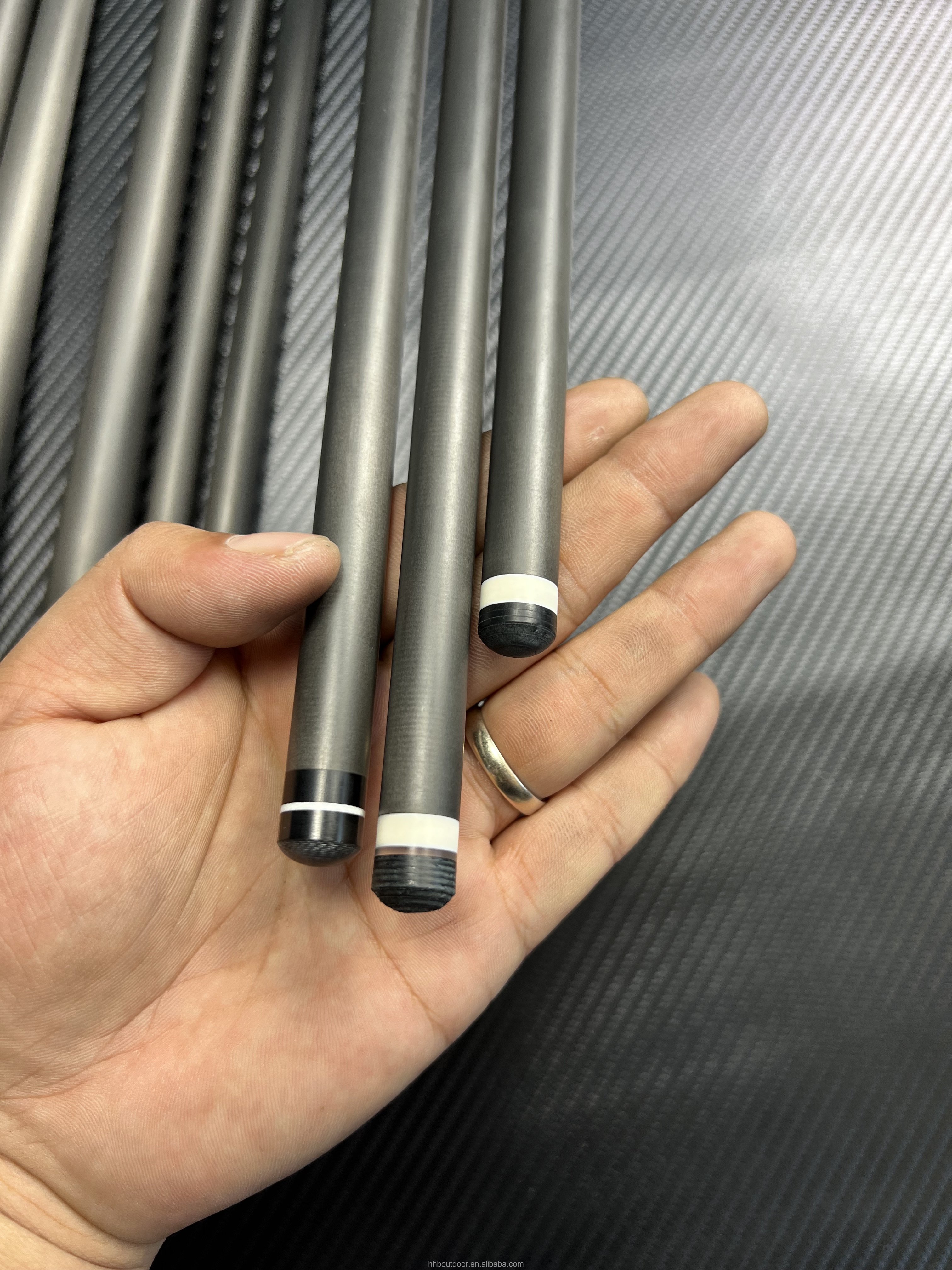 Best ultra Low Deflection 3/8-10 Uniloc Radia Carbon Fiber Billiard Cues